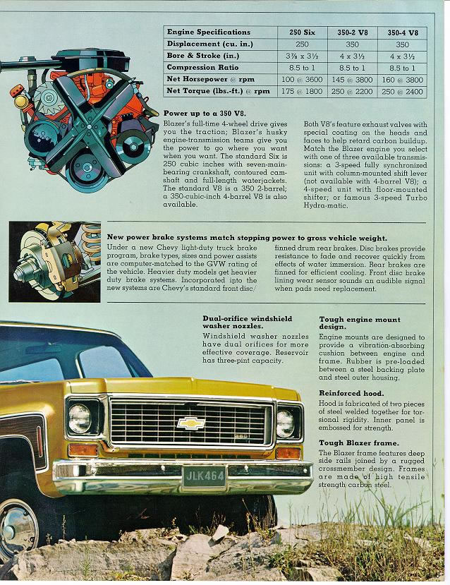 1974 Chevrolet And Gmc Truck Brochures 1974 Chevy Blazer 05